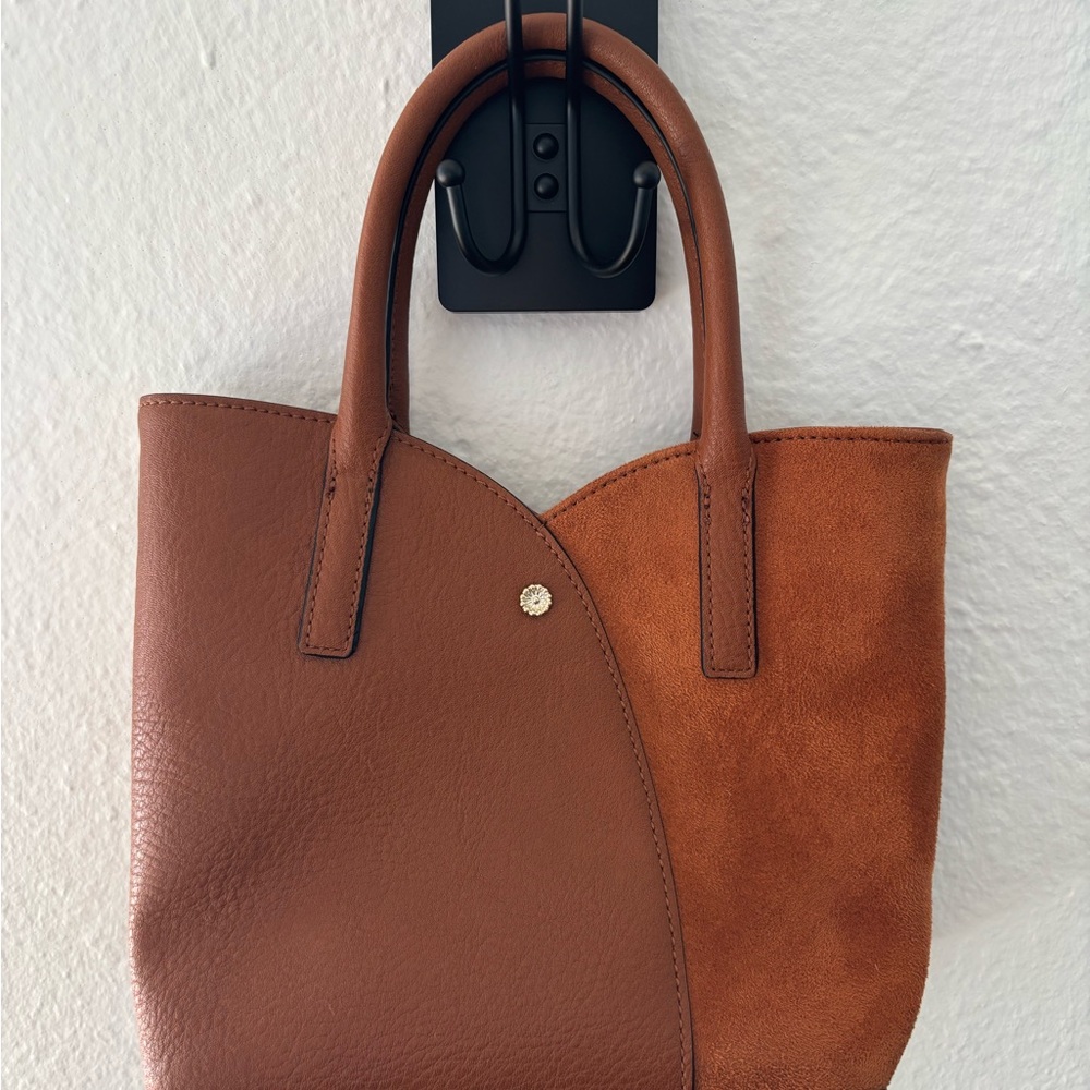 LC Lauren Conrad Two-Tone Brown Mini Bag